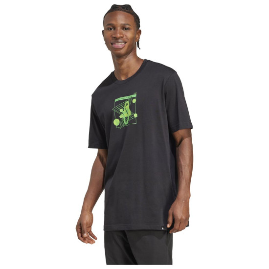 Adidas Ανδρική κοντομάνικη μπλούζα Retro Futurism Graphic Tee